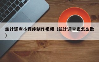 蚌埠统计调查小程序制作视频（统计调查表怎么做）