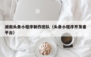 蚌埠湖南头条小程序制作团队（头条小程序开发者平台）